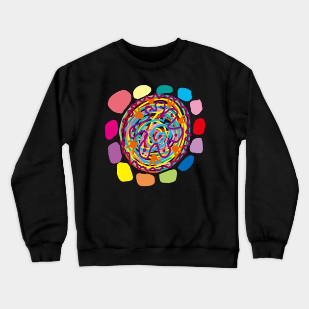 Abstract floral Crewneck Sweatshirt by EunsooLee